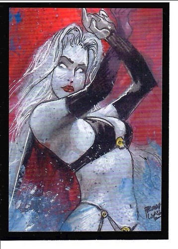 Lady Death Sketch Series Two complete 1LD2 to 6LD2 Promo Chase Card Set - Picture 9 of 14