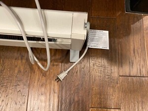 baseboard fahrenheat heater 120v
