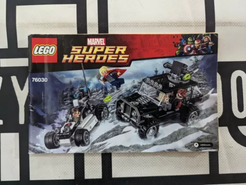 LEGO 76030 Superheroes Avengers Hydra Showdown Instruction Manual Only