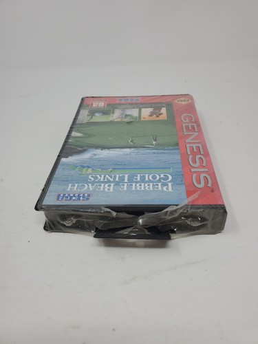 Pebble Beach Golf Links Sega Genesis New Sealed Hang Tab Vintage Retro - Picture 4 of 8