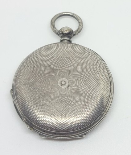 Vintage J. Furrer Co. Geneve Fine Silver Mechanical Pocket Watch For Repair  - Picture 8 of 14