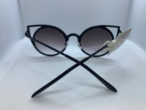 SO Authentic American Heritage Women teen cat eye w/ ears Black Kitty sunglasses - Picture 4 of 5