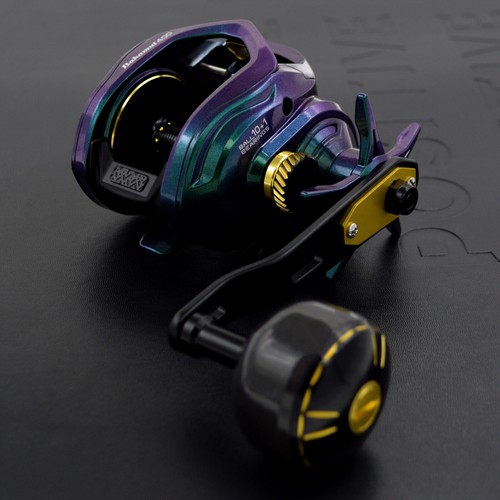 Carrete de cebo CAMEKOON Bahamut 400 camaleón color marco más ancho pesca de agua salada - Imagen 3 de 13