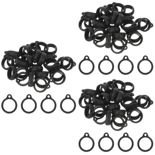 150 pcs Portable Anti-lost Lanyard Rings Silicone Finger Ring Phone Lanyard