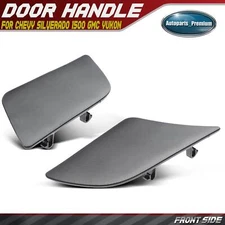 2x Front Driver &Passenger Black Interior Handle Bezel Covor for Chevy GMC Yukon