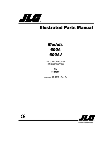 JLG Boom Lifts MANUALS OWNERS SERVICE PARTS Lists Schematics Maintenance Safety - Picture 95 of 233