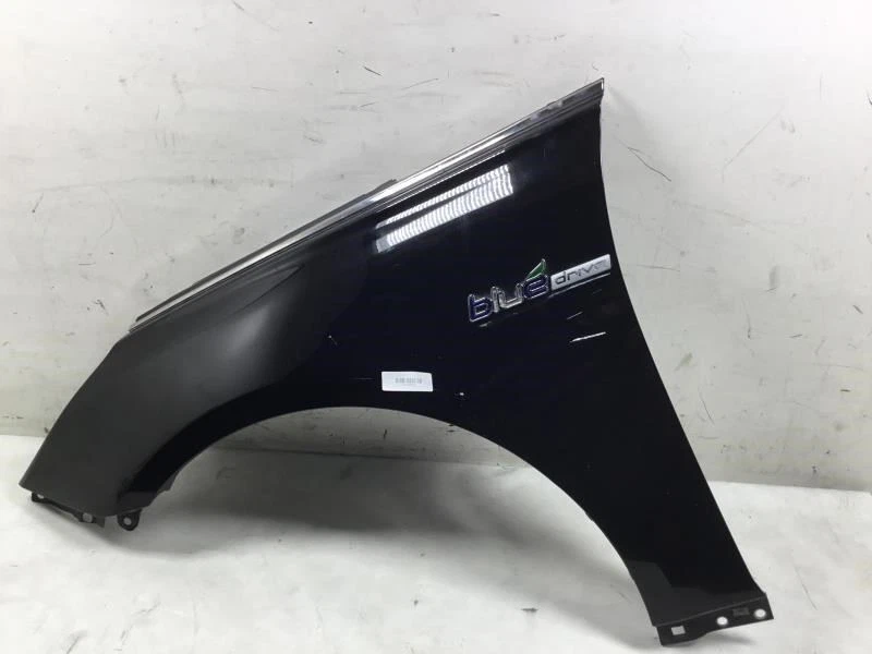 2013 HYUNDAI SONATA 混合前左侧挡泥板钻石黑色 — 第 4/4 张图片