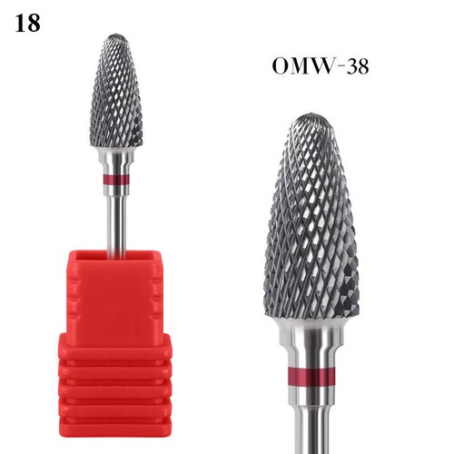 Carbide Manicure Nail Art Cuticle Clean Nail Drill Bits Head Milling Cutters - Picture 49 of 52