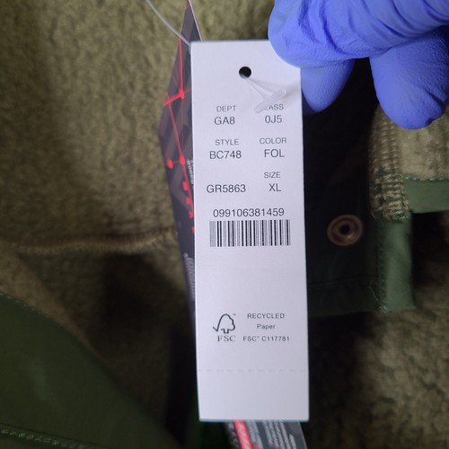 J Crew Jacket Women XL Green Polartec Thermal Pro Advanced Fleece Snap Front NEW - Picture 6 of 13