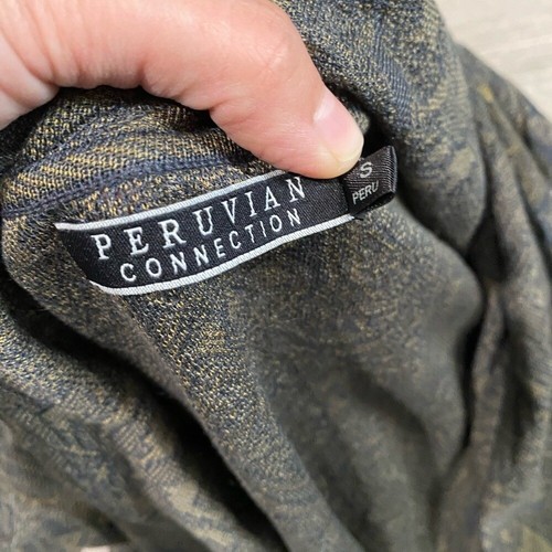 Maglione donna drappeggio connessione peruviana cotone pima - Foto 5 di 6