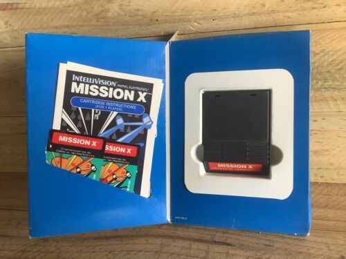 SUPERPOSICIONES DE CARTUCHO DE JUEGO INTELLIVISION MISSION X FUNCIONANDO - Imagen 4 de 5