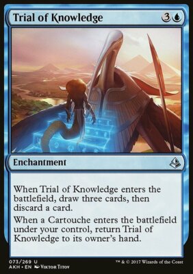 Magic the Gathering MTG Trial of Knowledge (73) Amonkhet   LP