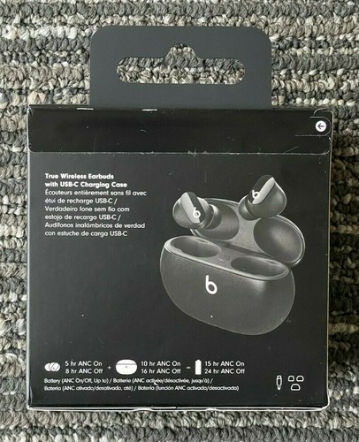 Beats by Dr. Dre Beats Studio Buds Wireless Noise Canceling Earphones Black NEW - Picture 2 of 2