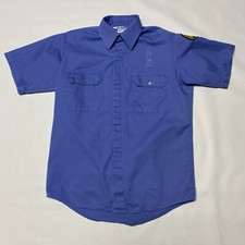 Lion StationWear Bravo Uniform Shirt M 100 Flamex II Manhattan Beach Fire 90s