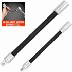 HORUSDY Flexible Extension Bar Set 2-Piece Drive Socket Flex Bar 1/4"x6" 3/8"x8"