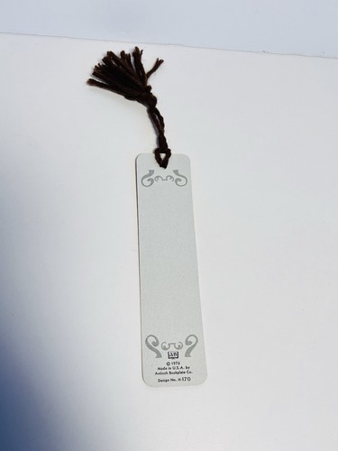 Vintage 1976 Antioch Bookmark with Tassel Happy Father's Day - Bild 2 von 3
