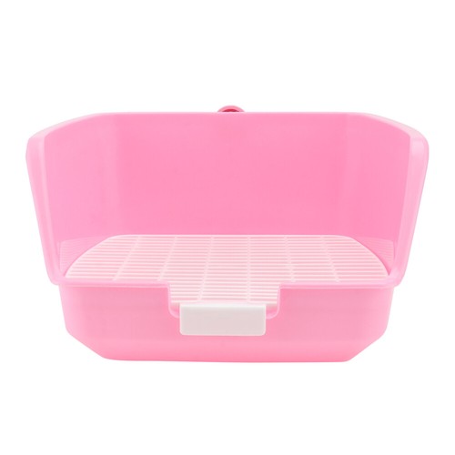 Rabbit Cage Accessory Pee Basin Small Animal Litter Pan Guinea Pig