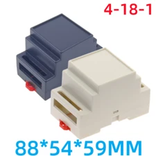 ABS Plastic Flame Retardant Project Case 88x54x59mm 4-18-1 Rail Junction Box