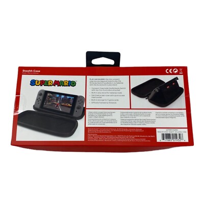 Nintendo Switch Super Mario Bros Stealth Travel Case Kit Brand New