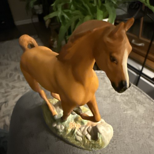 Figura Trakehner de porcelana Franklin Mint Grandes Caballos del Mundo - Imagen 5 de 8