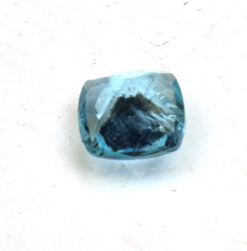 Natural Certified Greenish Blue Apatite Gemstone 0.95 Ct Cushion Cut Gemstone - Picture 5 of 5