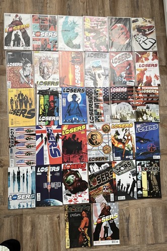 The Losers Comic Books Full Set 1 - 32 Andy Diggle Jock Vertigo Comics