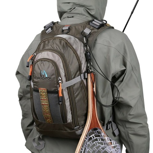 V-POP Mochila de Pesca Ajustable Chaleco de Pesca Deportes al Aire Libre Talla Única para Todos - Imagen 6 de 10