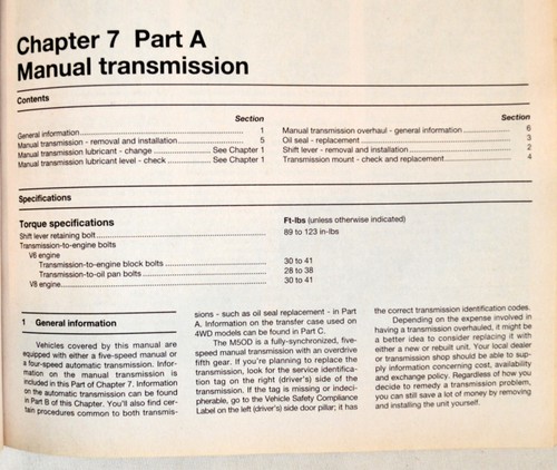 Haynes Ford Pickups & Expedition 1997-2002 Repair Manual - Picture 14 of 19