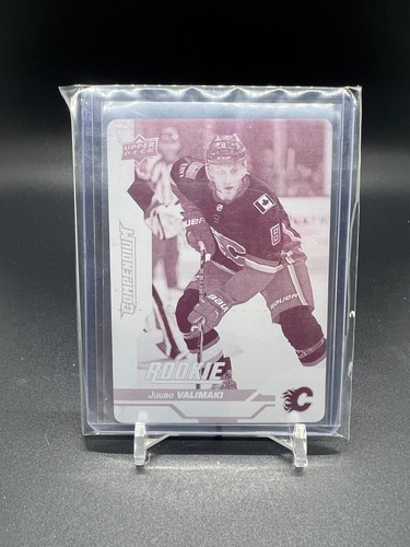 LOT OF 3 2018 Upper Deck Compedium Printing Plates Black #816 Juuso Valimaki 1/1 - Picture 6 of 7