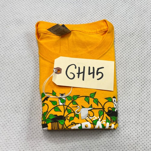 Gildan Unisex Youth sz S Yellow Short Sleeve Crew Neck Presidio Trail Run NEW - Picture 13 of 13