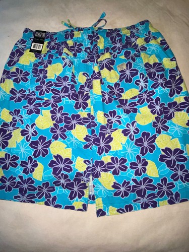 NEW Bill Blass Blassport 100%Cot Floral Skirt 20W Stretch Tie Waist NWT Orig $34 - Picture 5 of 10