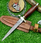 Custom Handmade J2 Steel Blade Boot Knife, Dagger knife - wood Handle, Sn-1361