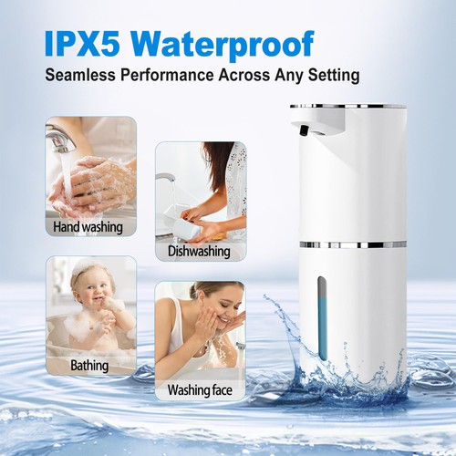 Automatic Foaming Soap Dispenser Touchless Electric Wall Mounted Foam Soap 4 ... - Picture 7 of 7