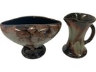 Gwenny Pottery Creamer & Sugar Bowl Set Rustic Handcrafted Design