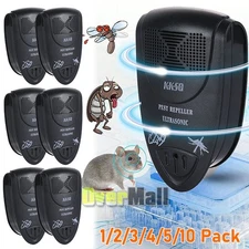 1-10X Ultrasonic Pest Reject Home Control Electronic Repellent Mice Rat Repeller
