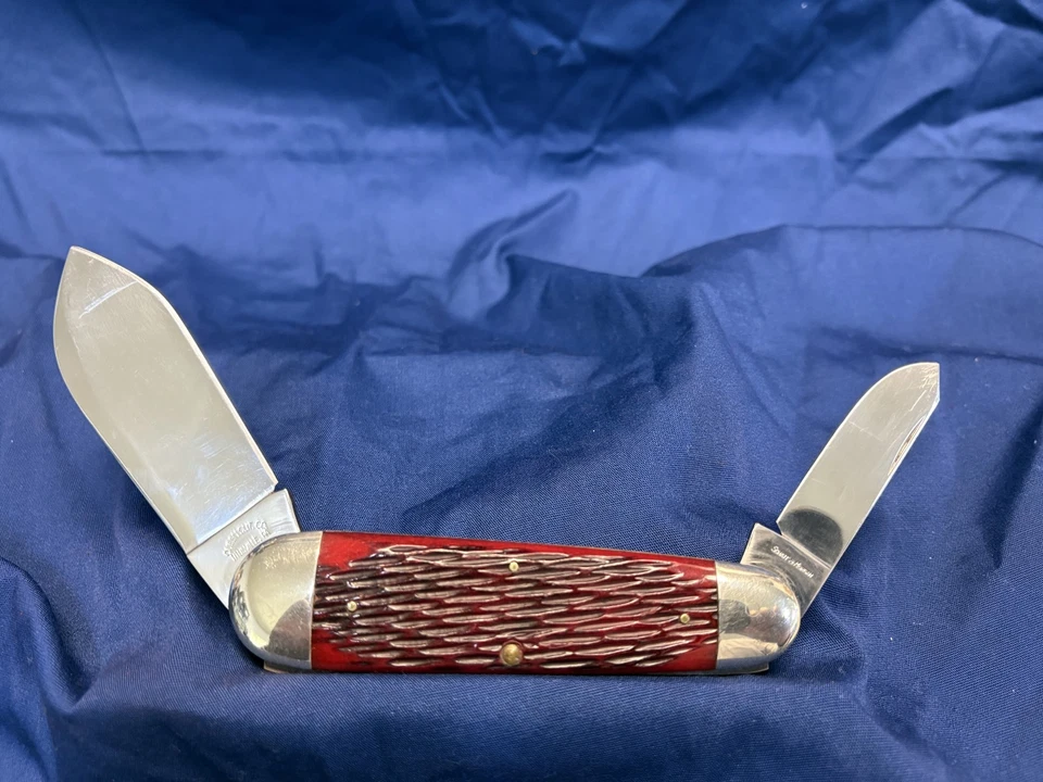 Cuchillo Schatt & Morgan Keystone Series Funda Tablero Hueso Rojo 1 de 100 - Exc. Foto 4 de 4