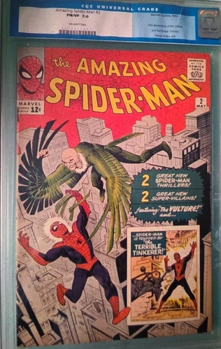 Amazing Spider-Man #2 cgc 7.0 OW Pages 1st Appearance Vulture