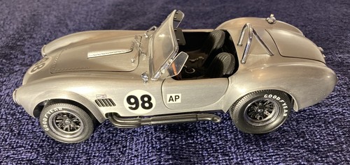 Franklin Mint 1966 Shelby Cobra 427 S/C #98 Präzisionsmodell Silber B11YF05