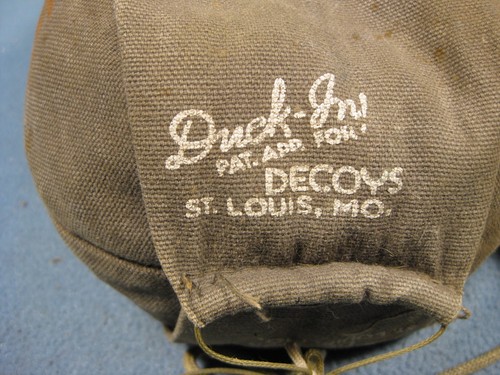 2 Duck-In! Cloth Feeder Duck Butts St. Louis Mo Canvas Duck Decoys, No Weights - Picture 4 of 21