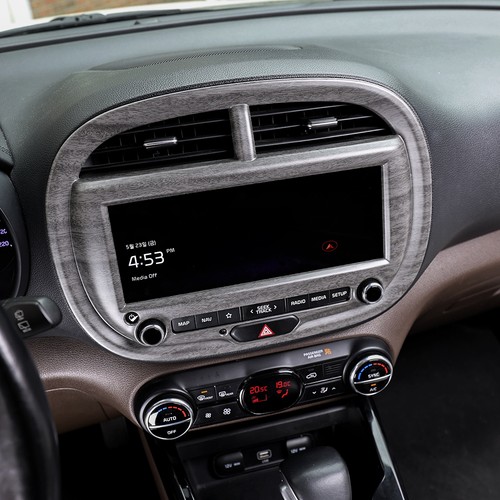 LHD Mittelkonsole Navigationsdisplay-Blende Abdechung Für Kia Soul SK3 2020-2025 - Picture 4 of 7