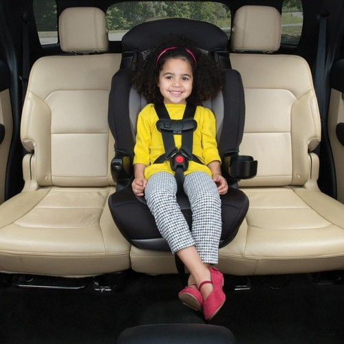 Booster Car Seat Toddler Unisex Kid Purple 2-in-1 Rosette Forward-facing Harness - Picture 20 of 24