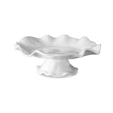 VIDA Havana Pedestal Cake Plate White