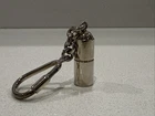 Sterling Silver Pill Box Key Ring