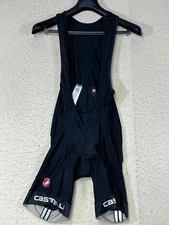 Castelli Men Size S-M  Black Padded Seat One Piece Cycling Suit See Measurements