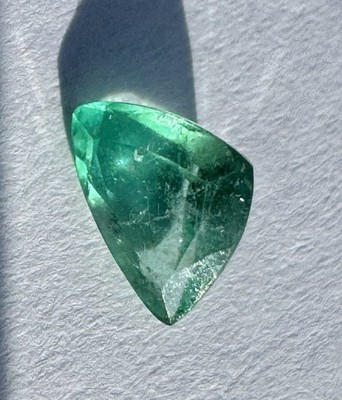 Natural Beautiful Green Emerald Triangle Cut 4BY6MM0.34CTS Untreated Gemstone