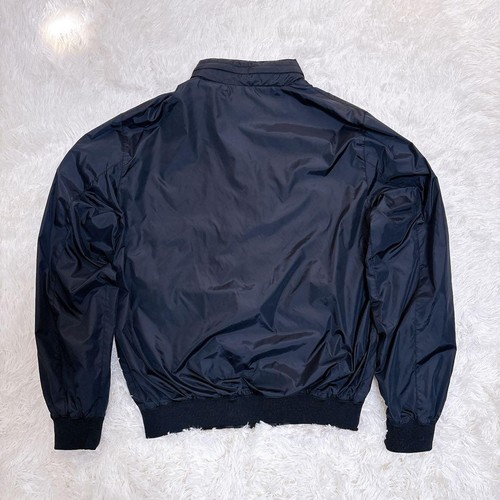 A Bathing Ape 90s Vintage Polyester Nylon Hooded Blouson Jacket Black - Picture 7 of 11