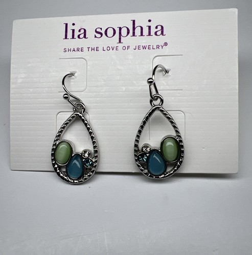 Lia Sophia (4) Halsketten & (2) Ohrringe Mode, Schmuck Konvolut Neu in Box - Bild 10 von 16