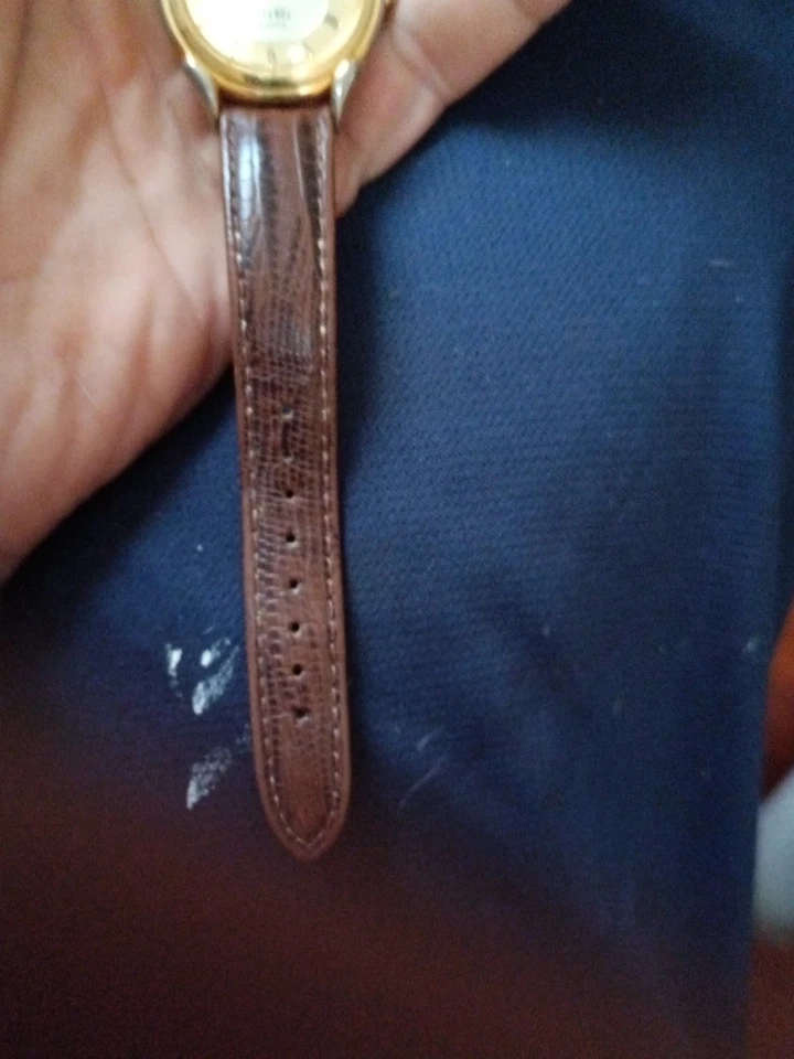 Reloj de cuarzo para mujer Gitano vintage esfera sol/luna, tono dorado, analógico Foto 4 de 4