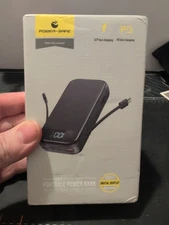 safe speed portable power bank dual cable ios android 22.5 watt output quick