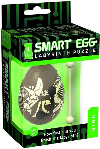 Smart Egg 1-Layer Level 2 Labyrinth Puzzle | Dino - Picture 2 of 4
